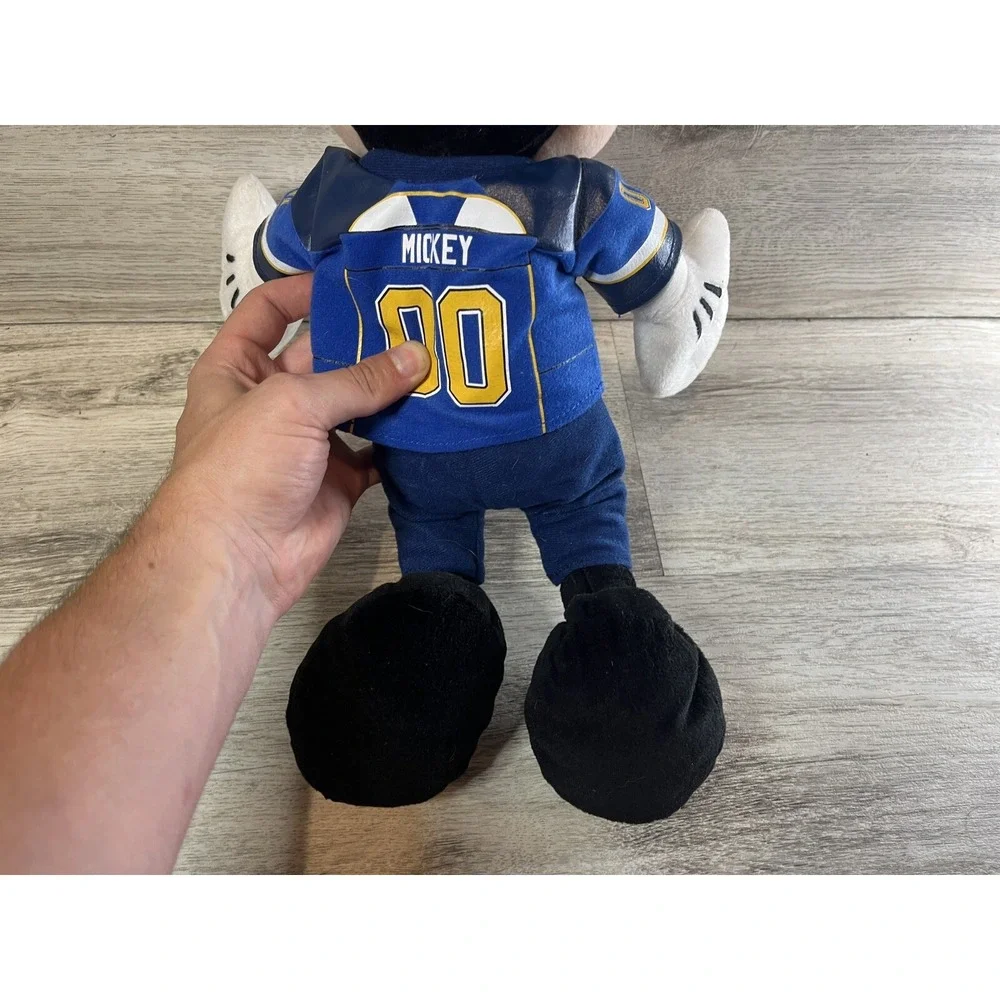 Disney St‎ Louis Blues Mickey Mouse Plush Stuffed Animal NHL Hockey 10